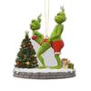 Personalized Couple Christmas Figurines, 2D Flat Green Christmas Couple Figurines, A Fun Anniversary Gift For Husbands And Wives.