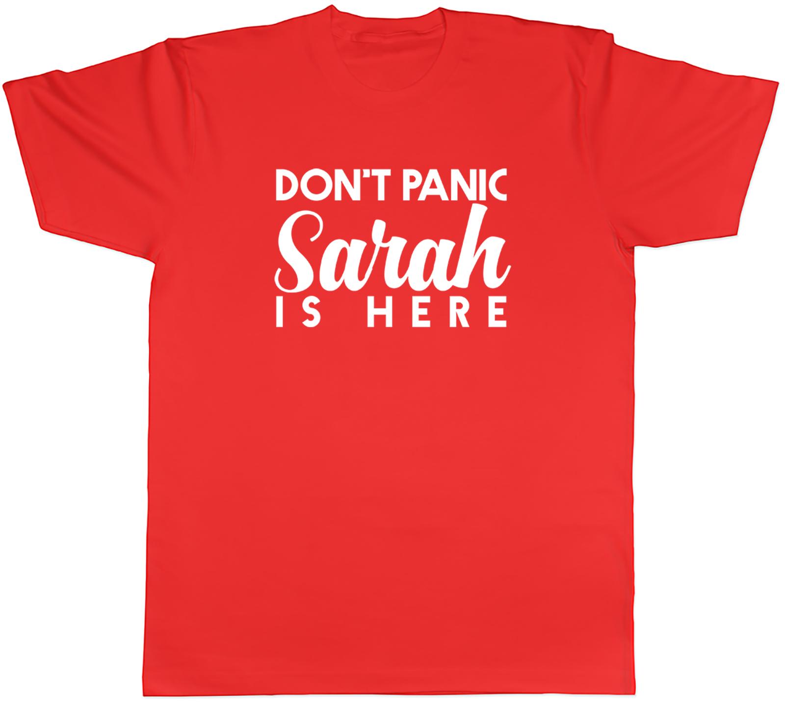 Personalised Dont Panic Unisexs Unisex TShirt Tee S