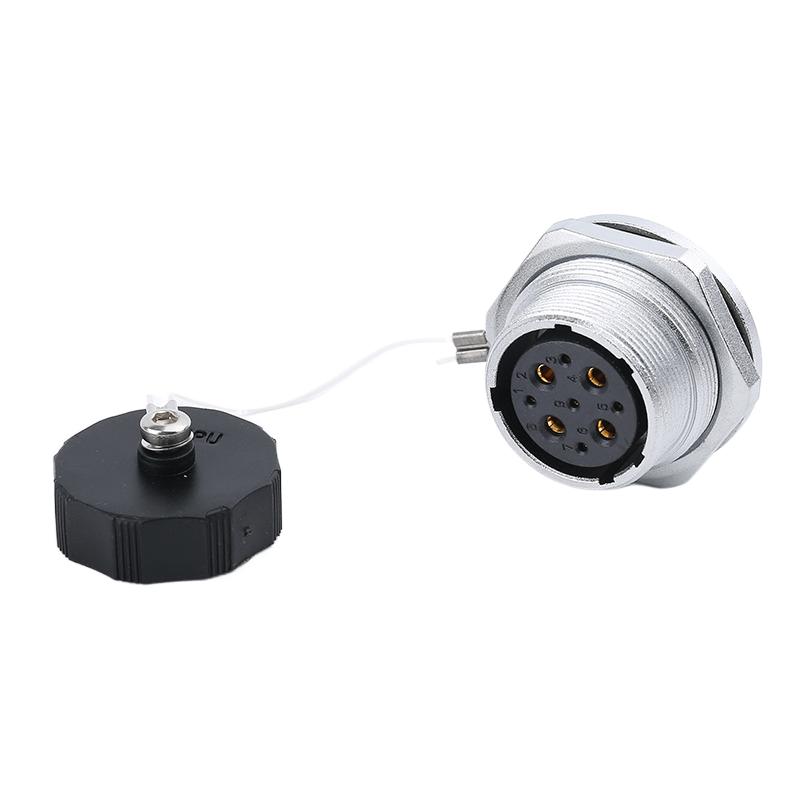 WEIPU WS24 TQ/ZMQ 2 3 4 9 10 12 19 Pin Electrical  Wire Soldering Charger Aviation M24 Connector Metal Power Adapter IP65