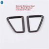 Stainless Steel Car Dashboard Air AC Conditioning Vent Outlet Frame Cover Trim Accessories Interior For Skoda Kodiaq 2017 -