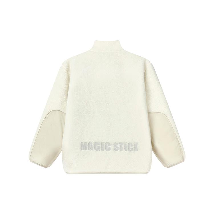 New FILA Velvet Jackets Men's Ecru F51M249998F-IV