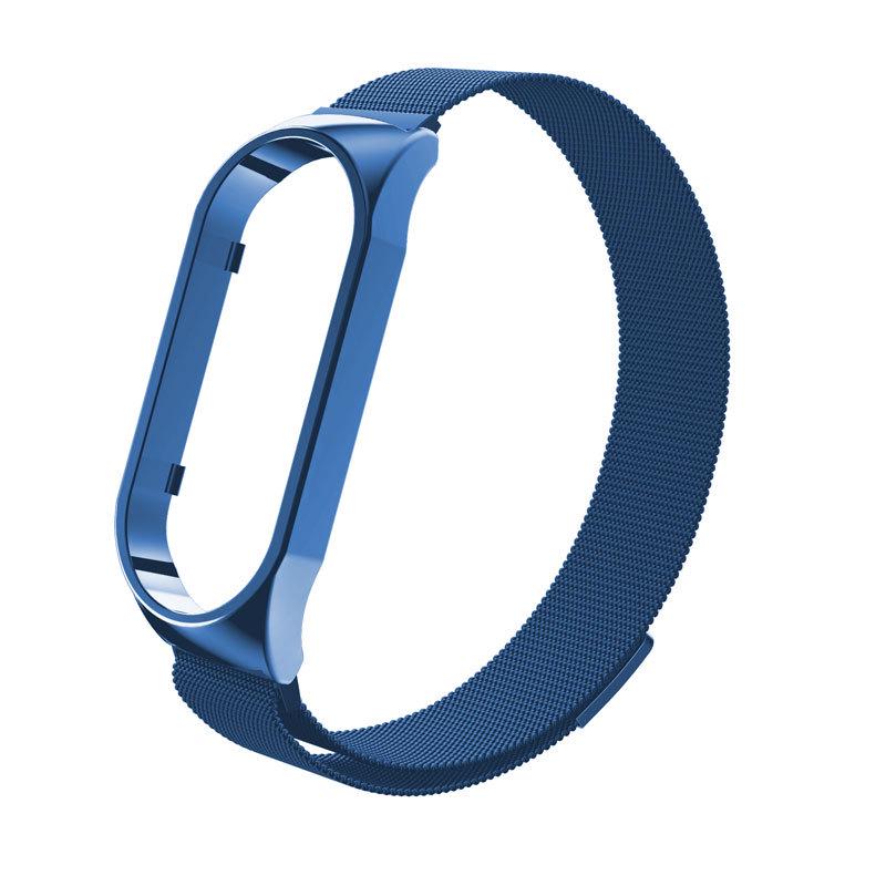 Xiaomi Band 7 Milanese Magnetic Stainless Steel Strap - Adjustable Replacement Wristband