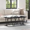 Coffee Table Black Oak Look 100 x 50 x 40 cm