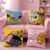 KAKAO Cushion Cover 2-in-1 Reversible Plush Pillow Cover | Car/Sofa/Bed | Perfect Gift