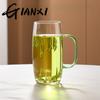 GIANXI Glass Tea Cup With Handle Anti-Scalding Glass Teacup Can Be Electric Clay Oven Heating Glasses Office Personal Cup