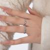 Modern Copper Adjustable Ring For Women Chic Geometric Style Ideal For Fashion Enthusiasts