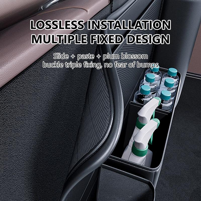 SEAMETAL Car Trunk PU Leather Storage Bag Large Capacity Hanging Organizer Car Backseat Pocket Suitable for SUV Crossover