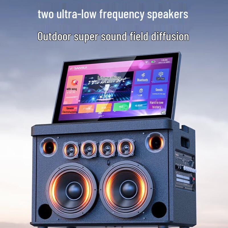 Shanshui C11 Portable Karaoke Speaker System CN Plug (adapter Included)