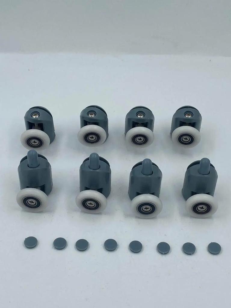 8pcs Shower Rooms Cabins Pulley &Shower Room Roller /Runners/Wheels/Pulleys Diameter 19/23/25/27mm