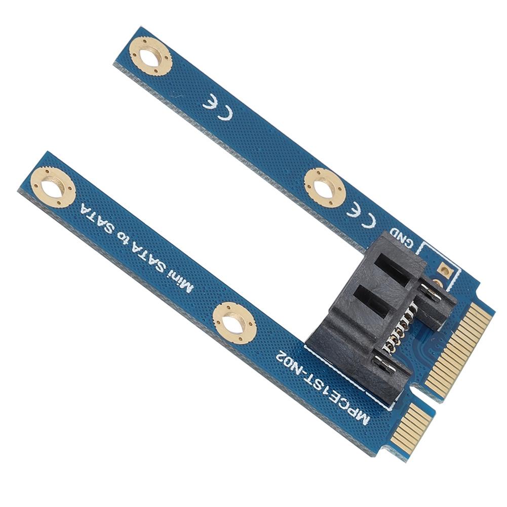 mSATA To SATA Adapter Card Mini SATA To 7pin SATA MPCIe Expansion SATA Horizontal