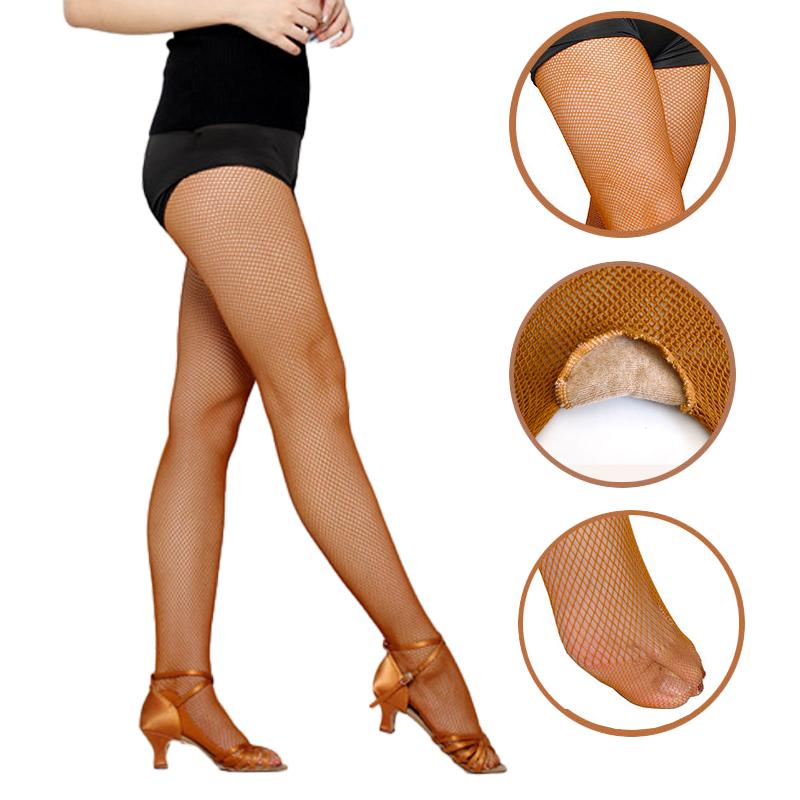 Yiran Sexy Lingerie Unisex Kids Women's Kid's Soft Net Latin Dance Fishnets Tights Closed Toe And Open Toe For Ballroom And Salsa Dancing Basic Nylon Pantyhose 100-130Cm