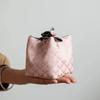 Chinese Style Tea Set Storage Bag Thickened Multi-functional Candy Storage Bag Vintage Portable Teacup Drawstring Bags