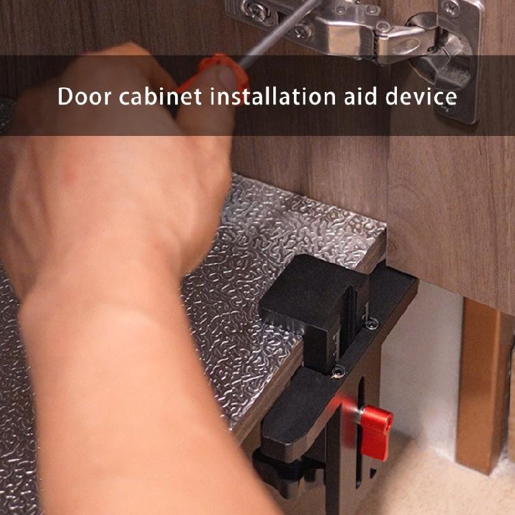 Adjustable Cabinet Door Installation Jig Leveling Device For Home Renovation Projects Woodworking Mounting Support Clamp