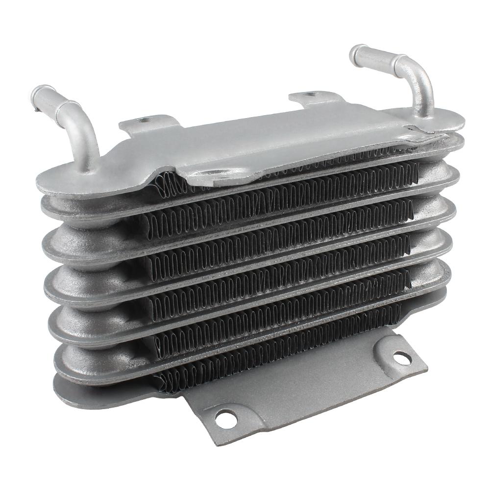 

Oil Cooler Motorcycle Radiator Universal 2 Stroke Engine Aluminum 8mm Accessories Motocross Cooling System Racing Pit Dirt Bike срібний