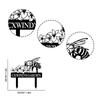 Metal Garden Sign Bee Decor Yard Art Personalized Gift