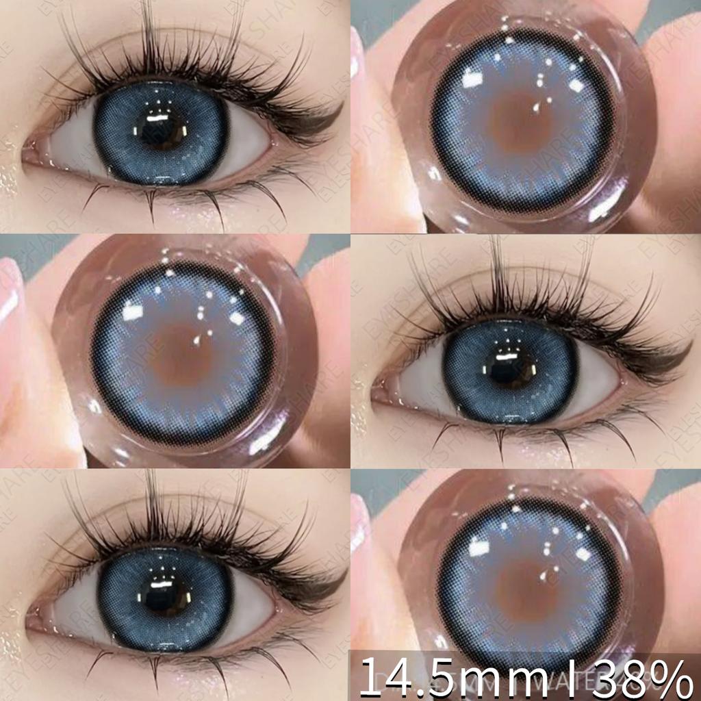 Eyeshare Colored Contact Lens For Eyes DIAMOND Series Color Contact Lens Eye Contacts Colored Cosmetic Lenses Yearly 2pcs/pair