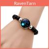 Classic Western Zodiac Sign Bracelet With Glass Beads For Couples