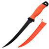 Non-slip Fish Scale Scraper Stainless Steel Fish Fillet Cutting Knife Rubber Handle Multifunctional Fishing Knife Fishing Tool Fishing Gear