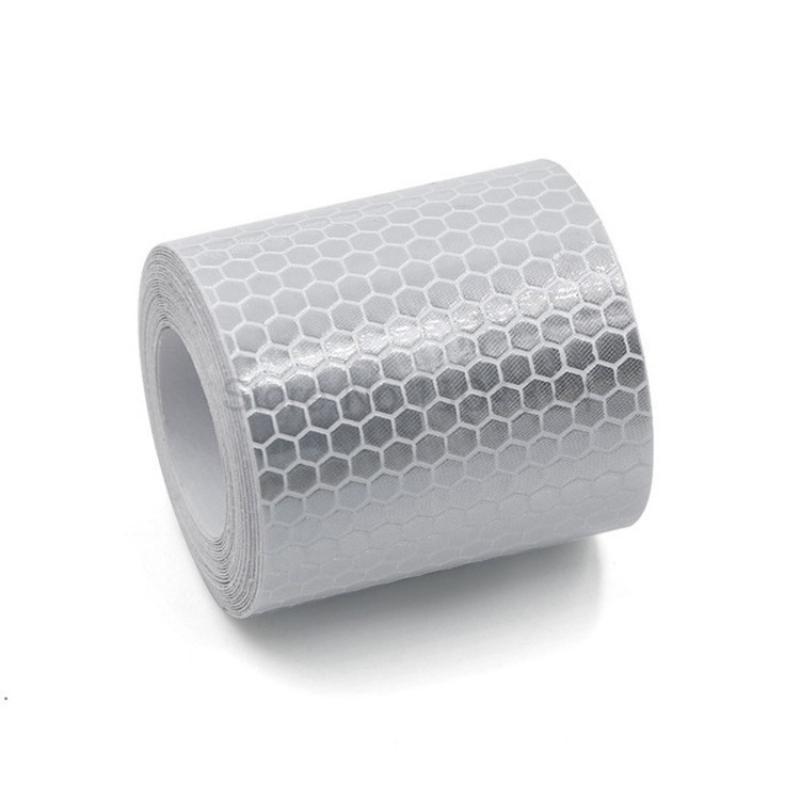 High Visibility Honeycomb Design Reflective Tape Waterproof Self-Adhesive for Bike Motorcycle Vehicle Safety