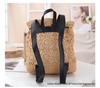 Stylish Minimalist Women's Commuter Backpack - Large Capacity, Versatile Hollowed-Out Straw Braided Design