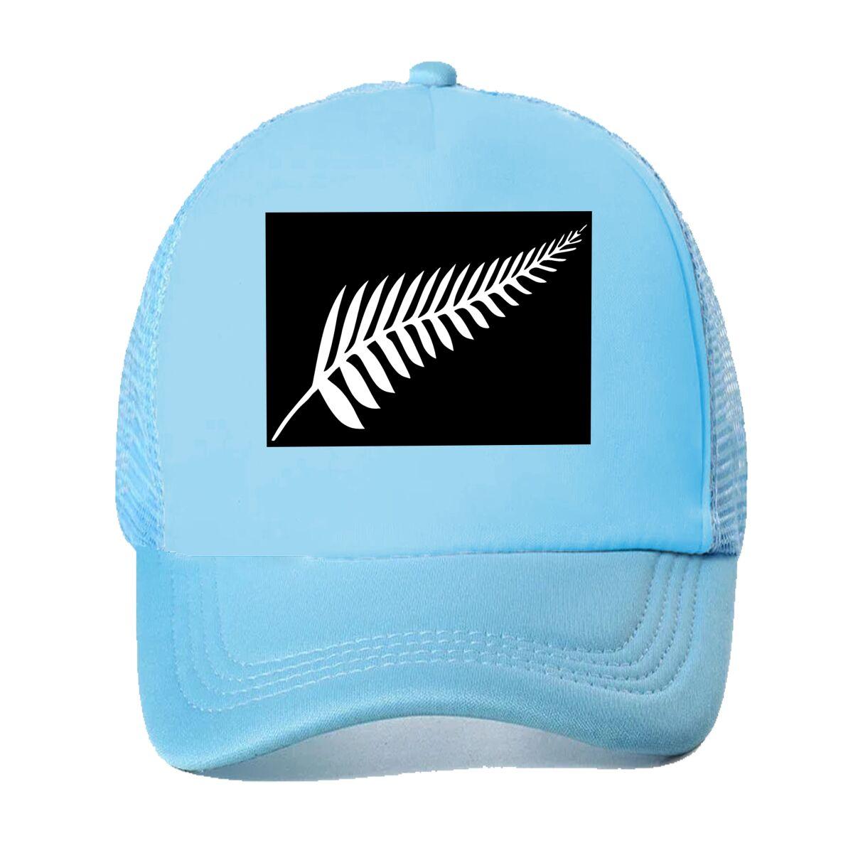 

“New Zealand Fern Culture, Symbol Design”... Mesh Baseball Cap One Size