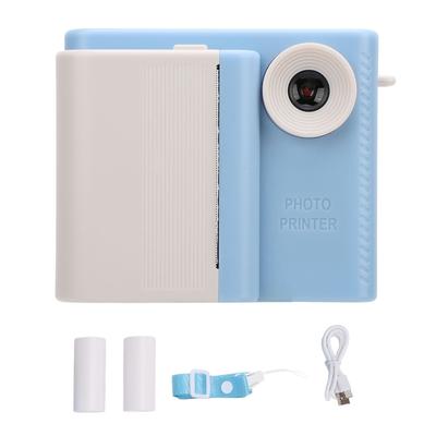 Cámara de Impresión para Niños con 3 Rollos de Papel de Impresión Grabadora de Foto y Video HD de Doble Lente para Juegos al Aire Libre