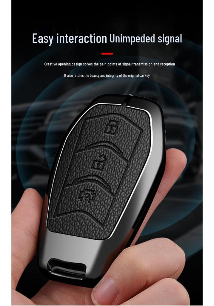 Blue Electric E5 PLUS Key Cover for 2025-2026 Dongfeng - Unisex High-End Protective Shell with Buckle