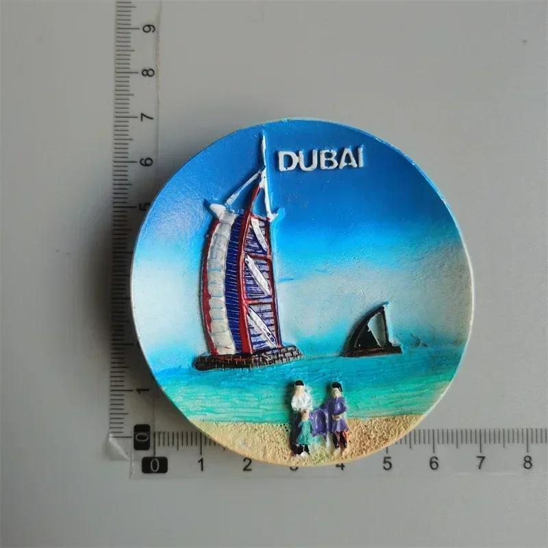 Dubai Turistic Suveniruri Magneți de Frigider Turnul Khalifa Arabia Saudită Frigider Magnet Comemorativ Autocolante Home Decoration