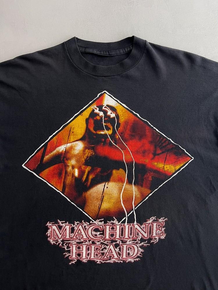 Винтажная футболка Machine Head Euro Tour 95 Черный хлопок Все размеры S-345XL HRS45 Унисекс XXL 1950₽