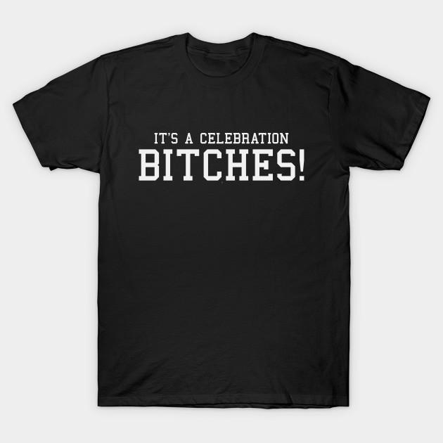 

Men Black Print T-shirt It S A Celebration No-Cut Transfer Paper Print Cotton Tshirt 3XL чёрный