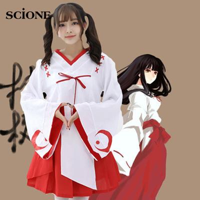 Anime Cosplay Kostým Crescent Witch Kimono Bellflower Witch Anime Cosplay Cosplay Halloween kostým Inuyasha