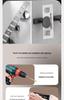 Wall-Mounted No-Punch Clothes Rack and Hooks for Bathroom, Entryway, Bedroom