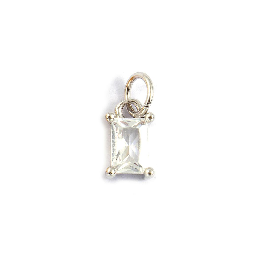 2 PCs Brass & Cubic Zirconia Charms Gold Plated Silver Plated Pendants For DIY Necklace Bracelet Jewelry Making Findings