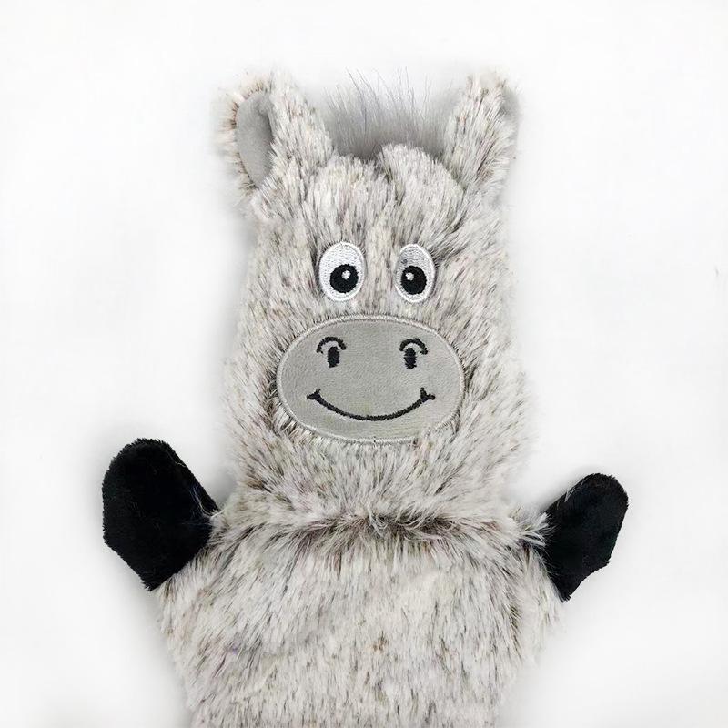 Pet Training Toy - Durable Chew Resistant Squeaky Plush Toy for Dogs Puppies, Interactive Molar Teething Supplies for Small