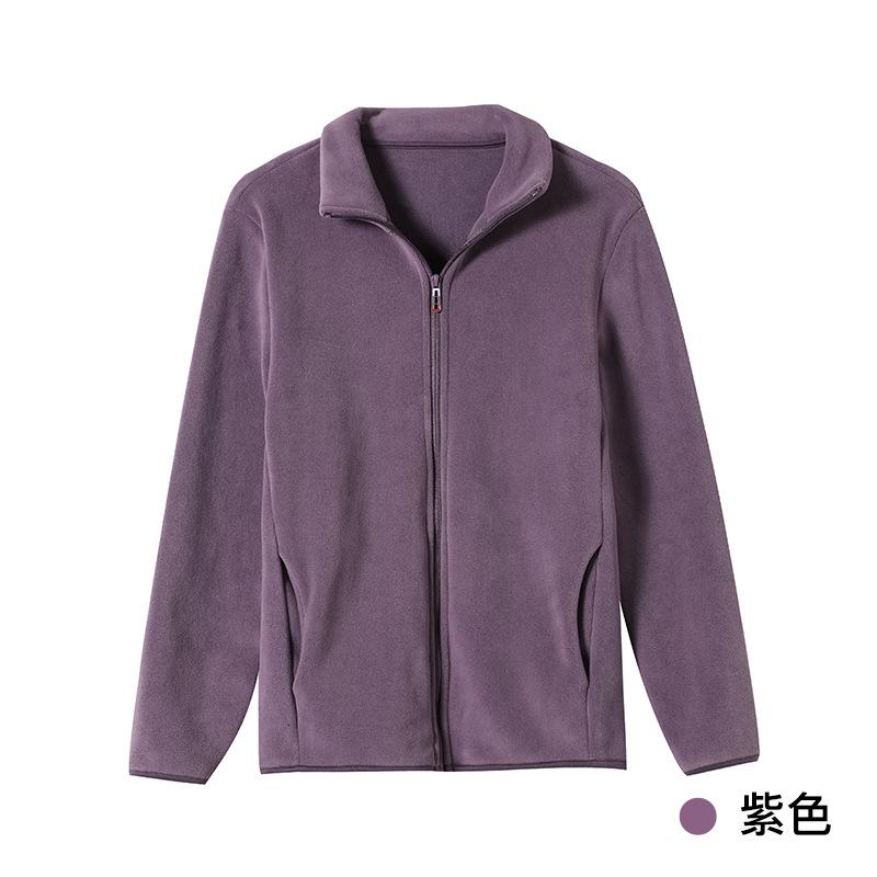 Double-Sided Fleece Jacket for Men and Women, Fleece-Lined Thickened Winter Sweatshirt for Women, Warm Softshell Jacket with Inner Liner