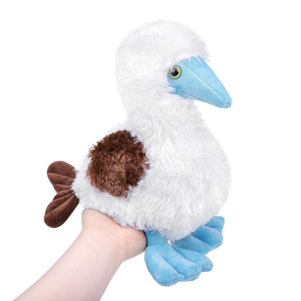 lilizzhoumax Booby Plush Lifelike Bird Very Soft and Delicate Cute Bird Home Decoration Height Blue-footed Toy, Plush, Plush, Girl's Toy, Children's