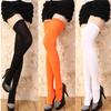 Japanese-Style Velvet Thigh-High Socks for Spring & Autumn - Women's Over-the-Knee Extended Leg Socks