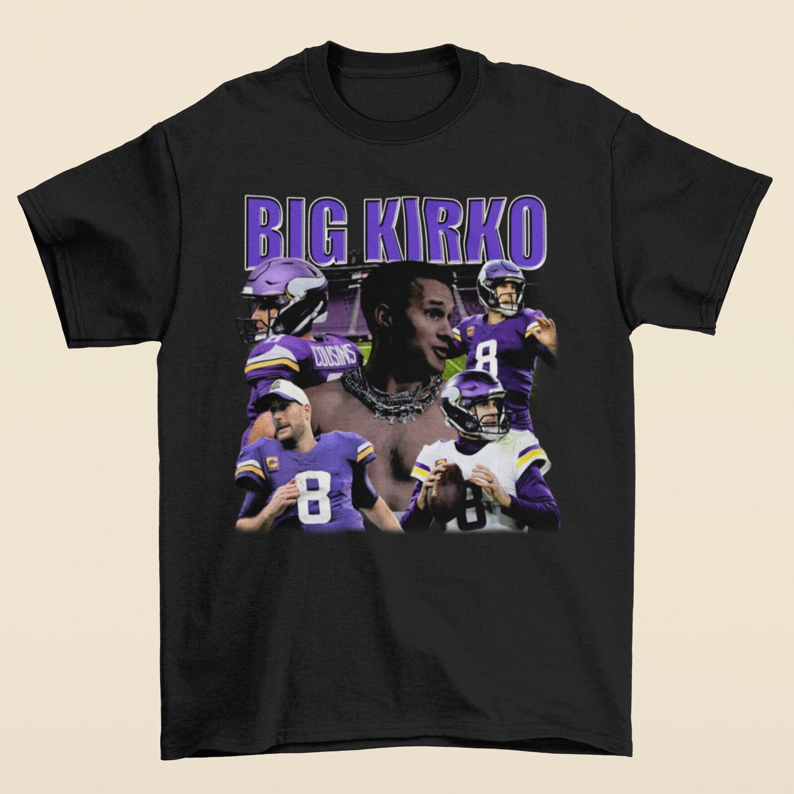 Kirk Cousins “Big Kirko” Funny Vintage Style T-shirt XL