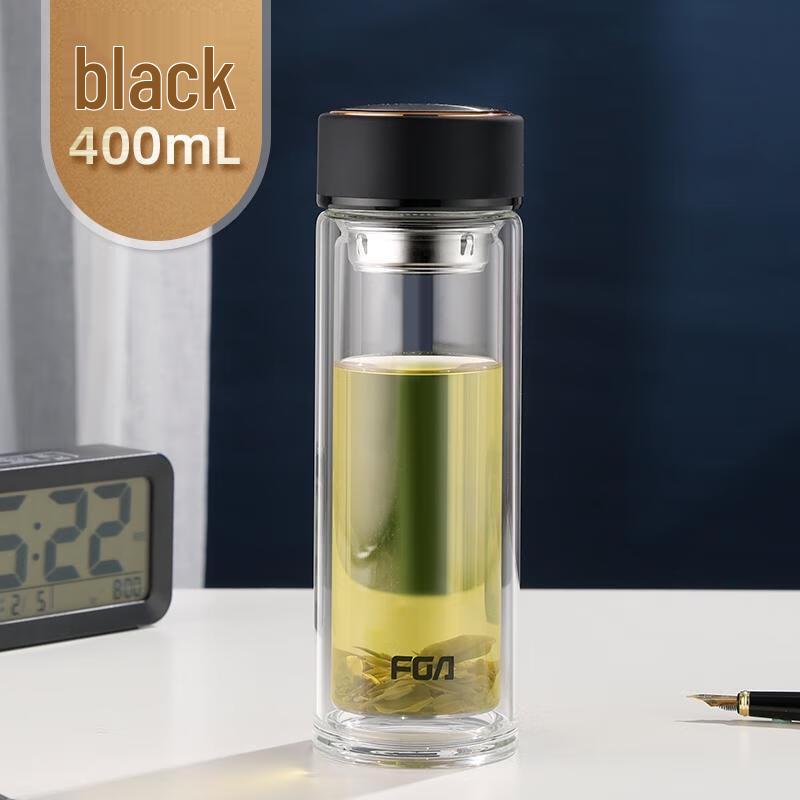 Fuguang Double-Wall Borosilicate Glass Mug