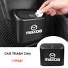 Car Vehicle Case Storage Box Black ABS Square Pressing Trash Can For Mazda 3 6 CX5 2 CX3 CX9 MX5 RX8 Axela Demio MS CX5 2 Axela Demio Atenza MS GJI GH