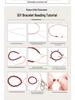 Runya Crystal 7A Grade Sunstone & Orange Moonstone Round Bead Bracelet - Natural Loose Spacer Beads