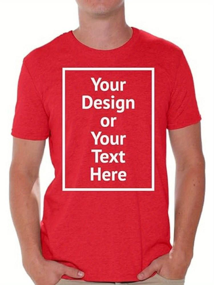 Your textphoto can be customized cotton printed leisure summer round neck short sleeve Tshirt personalized design