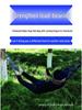 Military Green/Red Mesh Outdoor Hammock with Iron Hook & Nylon Rope
