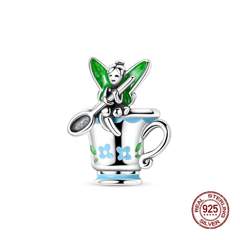 Original Charm Copper Fruit Four-Leaf Clover Series Charm Bead Fit 3Mm Original Bracelet For Women Diy Jewelry Gift