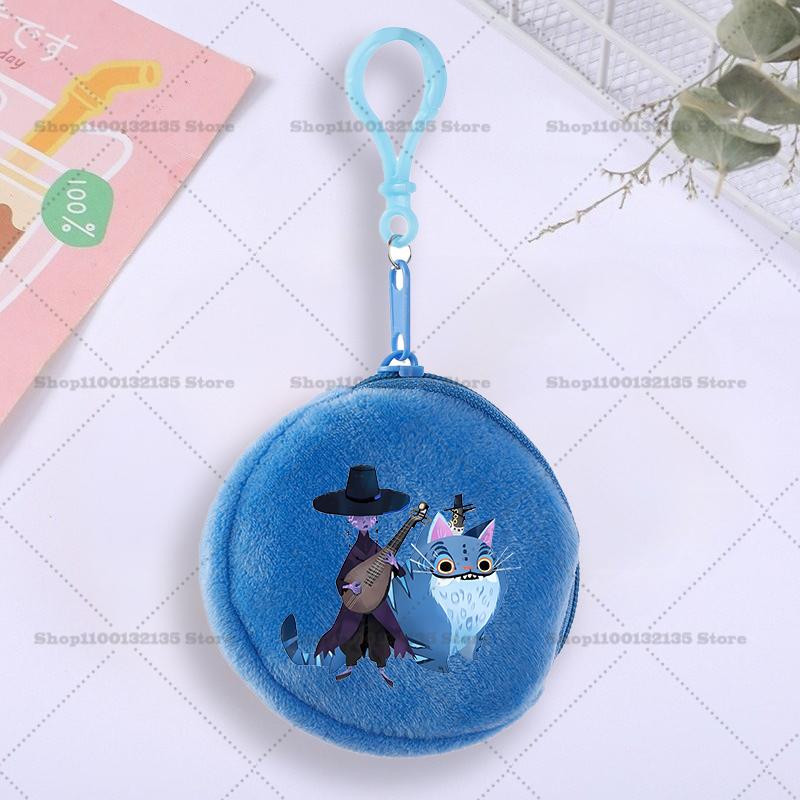 Kpop Demon Hunter Coin Purse Cute Boys Girls Portable Wallet Minnie Cartoon Printed ID Card Storage Bag Children Birthday Gifts