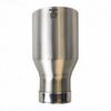 RE Car Exhaust Nozzle 304 Stainless Steel Silvery Brushed Angle Cut Single Tube Tailpipe 2.5' 4.5' Automotive Performance