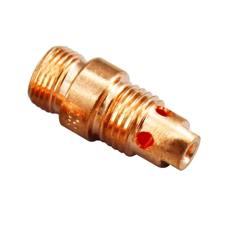 Argon Arc Welding Gun with WP17/18/26 Red Copper Tungsten Electrode Holder - High Conductivity & Heat Resistance Welding Collet Accessories