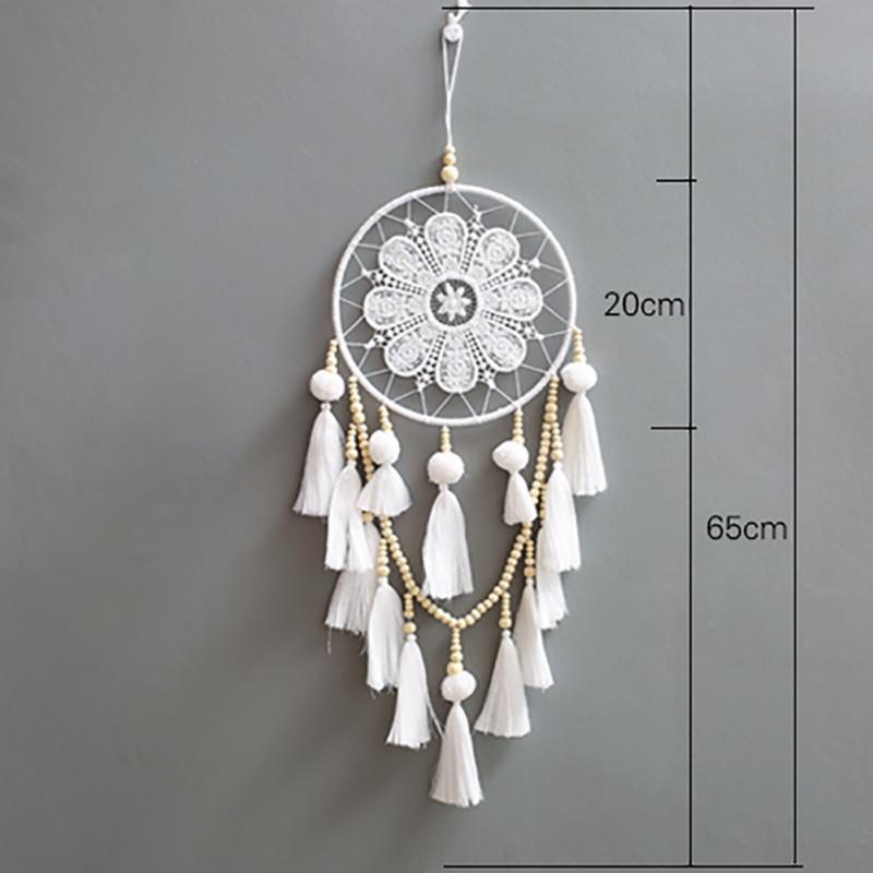 Dream Catcher Wall Decor Boho Feather Hanging Ornament Home Decoration Craft Gift for Bedroom Living Room Balcony Outdoor Car