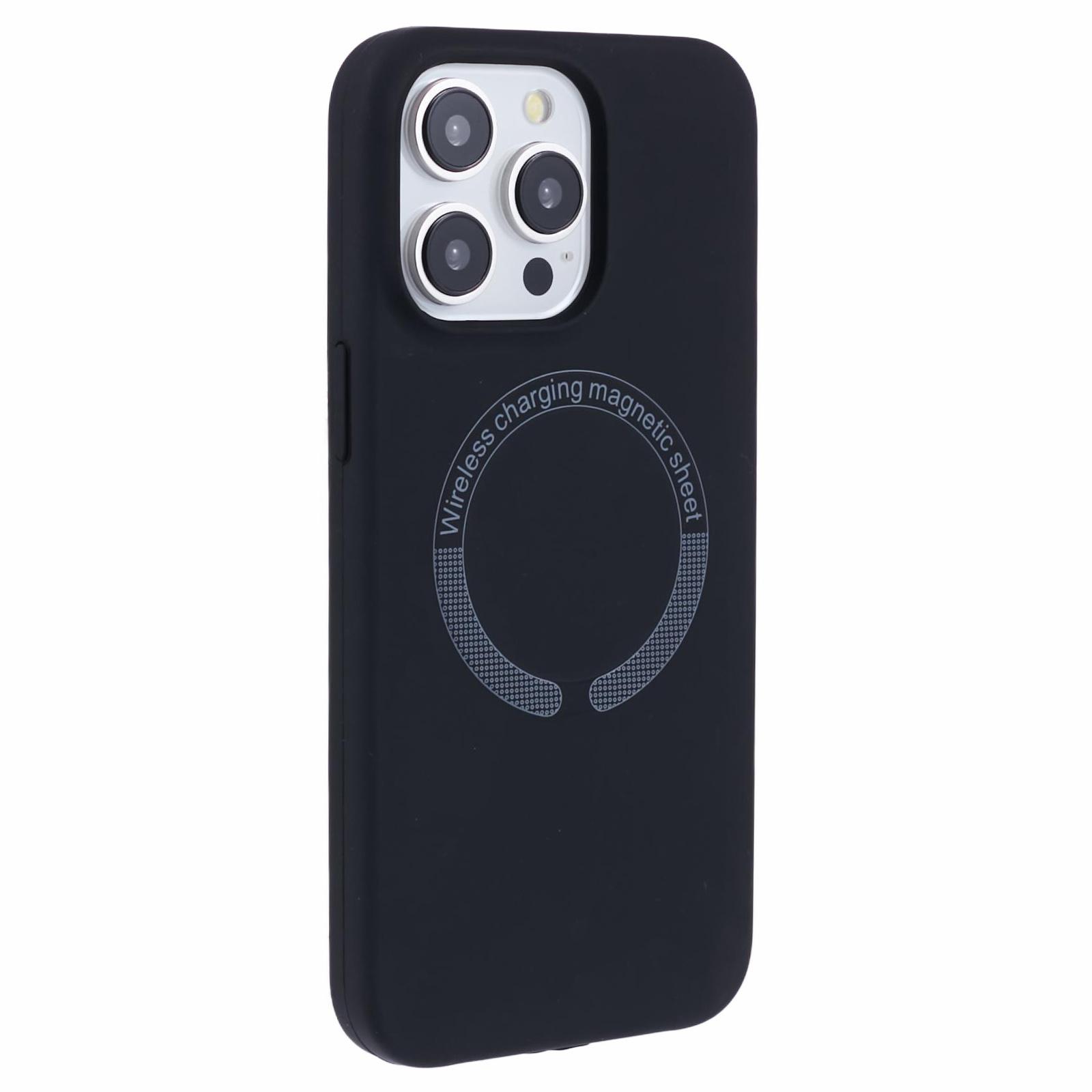 

Серия BJT Чехол для iPhone 12 Pro Max 6,7 дюйма Совместимый с MagSafe ТПУ+Силикон Противоударная накладка для телефона Black