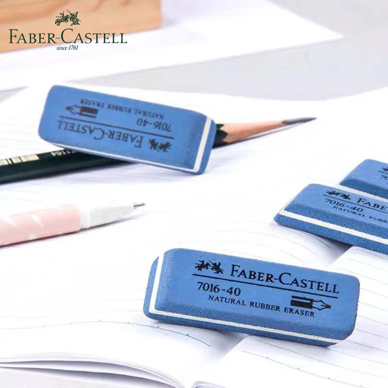 Faber-Castell Sand Eraser - Natural Rubber Eraser for Pens & Ballpoint Pens